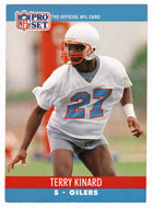 Terry Kinard - Houston Oilers (NFL Football Card) 1990 Pro Set # 513 Mint