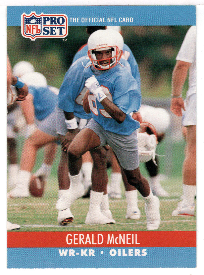 Gerald McNeil - Houston Oilers (NFL Football Card) 1990 Pro Set # 515 Mint