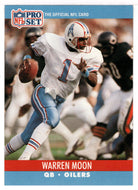 Warren Moon - Houston Oilers (NFL Football Card) 1990 Pro Set # 517 Mint