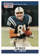 Pat Beach - Indianapolis Colts (NFL Football Card) 1990 Pro Set # 520 Mint