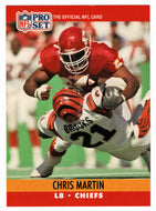 Chris Martin RC - Kansas City Chiefs (NFL Football Card) 1990 Pro Set # 531 Mint