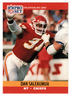 Dan Saleaumua - Kansas City Chiefs (NFL Football Card) 1990 Pro Set # 535 Mint