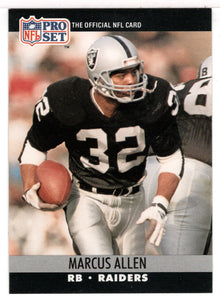 Marcus Allen - Los Angeles Raiders (NFL Football Card) 1990 Pro Set # 538 Mint