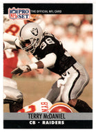 Terry McDaniel - Los Angeles Raiders (NFL Football Card) 1990 Pro Set # 546 Mint