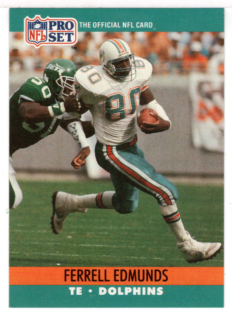 Ferrell Edmunds - Miami Dolphins (NFL Football Card) 1990 Pro Set # 560 Mint