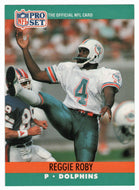 Reggie Roby - Miami Dolphins (NFL Football Card) 1990 Pro Set # 563 Mint
