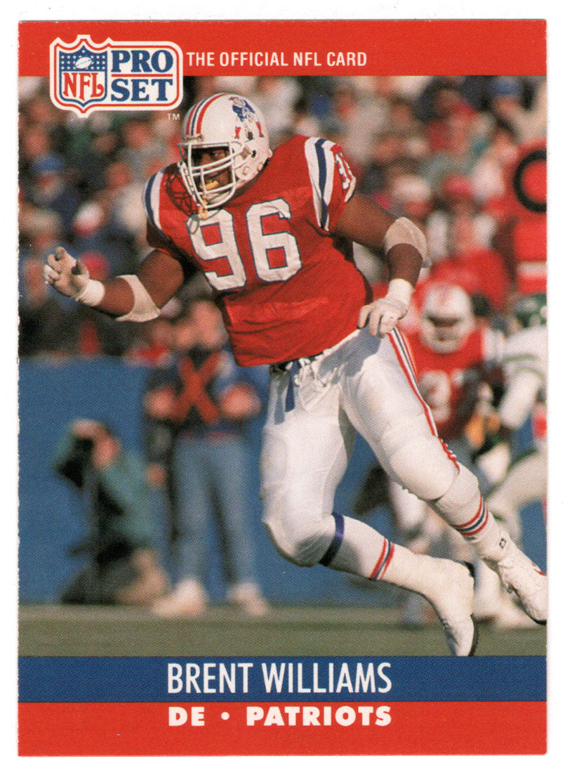 Brent Williams - New England Patriots (NFL Football Card) 1990 Pro Set # 583 Mint