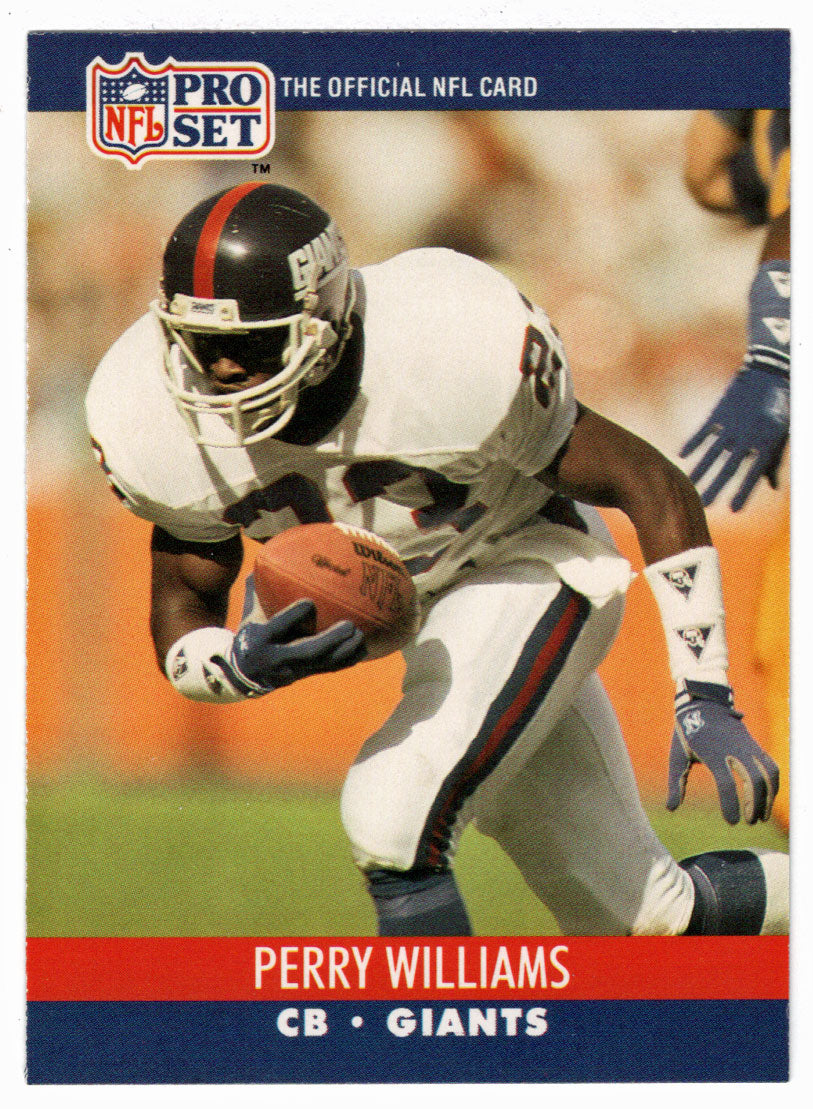Perry Williams - New York Giants (NFL Football Card) 1990 Pro Set # 600 Mint