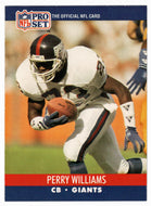 Perry Williams - New York Giants (NFL Football Card) 1990 Pro Set # 600 Mint
