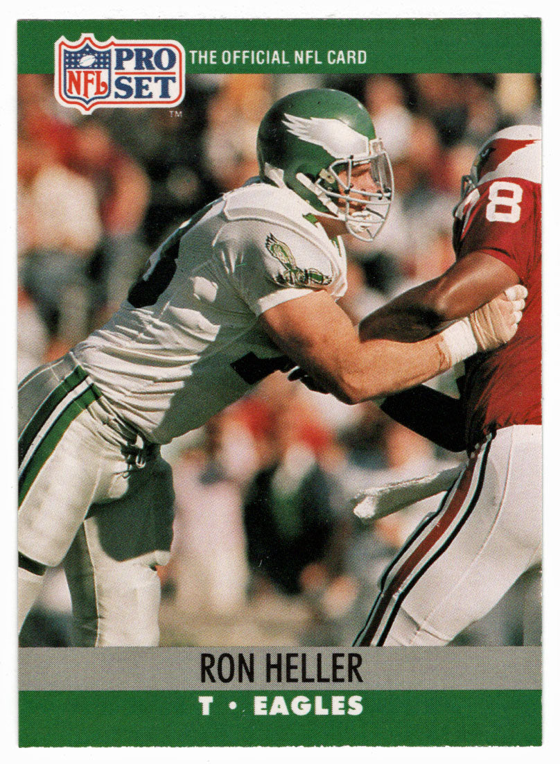Ron Heller RC - Philadelphia Eagles (NFL Football Card) 1990 Pro Set # 606 Mint