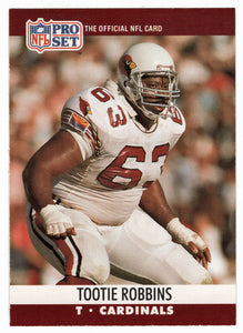 Tootie Robbins - Phoenix Cardinals (NFL Football Card) 1990 Pro Set # 618 Mint