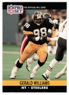 Gerald Williams RC - Pittsburgh Steelers (NFL Football Card) 1990 Pro Set # 625 Mint