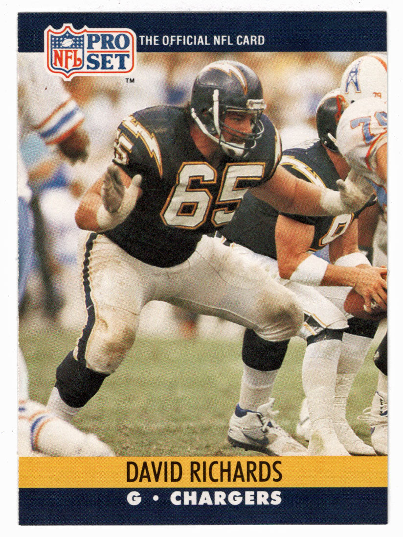 David Richards RC - Pittsburgh Steelers (NFL Football Card) 1990 Pro Set # 633 Mint