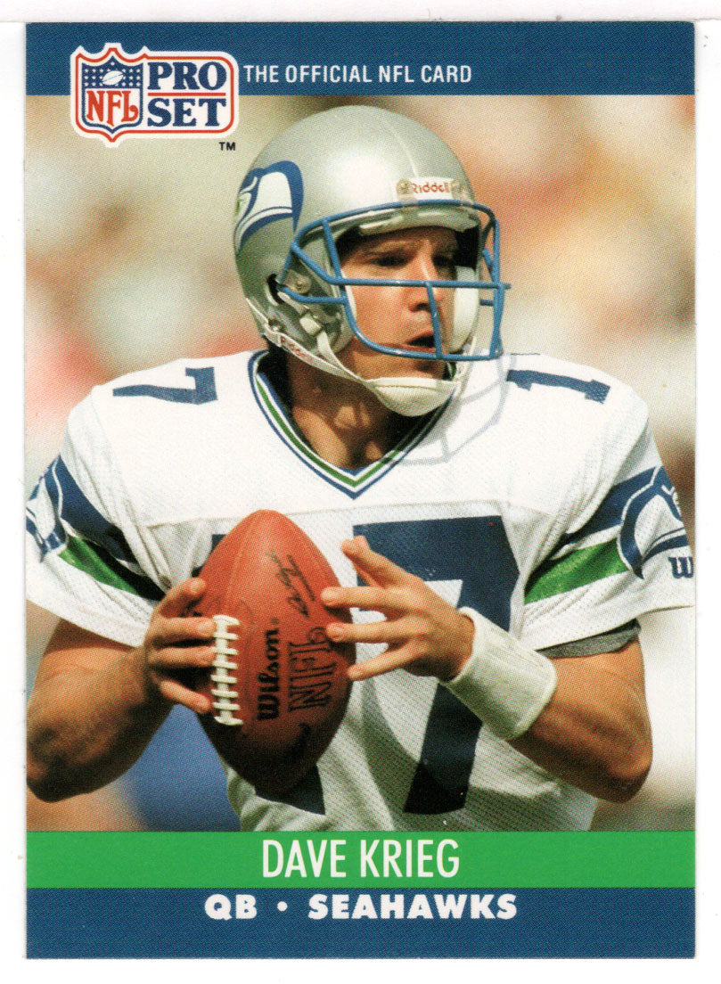 Dave Krieg - Seattle Seahawks (NFL Football Card) 1990 Pro Set # 648 M –  PictureYourDreams