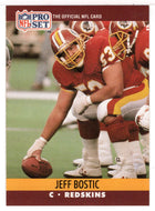 Jeff Bostic - Washington Redskins (NFL Football Card) 1990 Pro Set # 660 Mint
