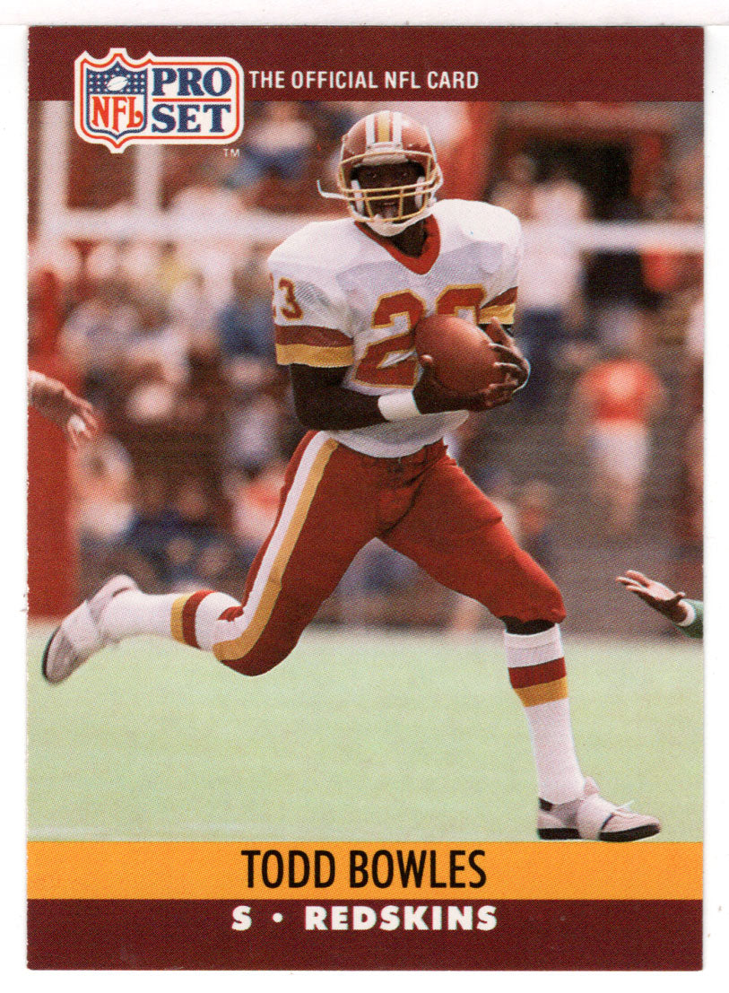 Todd Bowles RC - Washington Redskins (NFL Football Card) 1990 Pro Set # 661 Mint