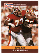 Mark May - Washington Redskins (NFL Football Card) 1990 Pro Set # 665 Mint