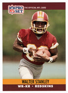 Walter Stanley - Washington Redskins (NFL Football Card) 1990 Pro Set # 666 Mint