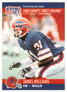 James Williams RC - Buffalo Bills - Draft Pick (NFL Football Card) 1990 Pro Set # 684 Mint