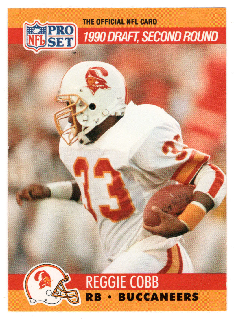 Reggie Cobb RC - Tampa Bay Buccaneers - Draft Pick (NFL Football Card) 1990 Pro Set # 699 Mint