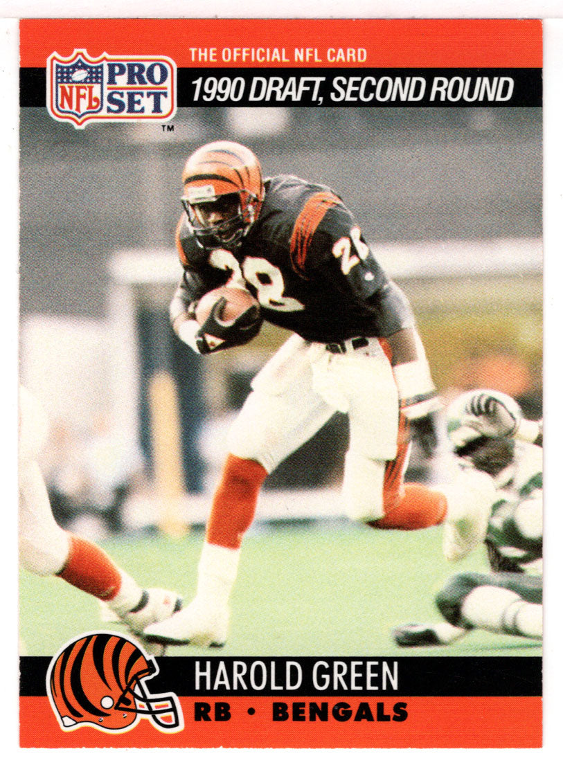 Harold Green RC - Cincinnati Bengals - Draft Pick (NFL Football Card) 1990 Pro Set # 707 Mint
