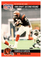 Harold Green RC - Cincinnati Bengals - Draft Pick (NFL Football Card) 1990 Pro Set # 707 Mint