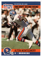 Alton Montgomery RC - Denver Broncos - Draft Pick (NFL Football Card) 1990 Pro Set # 721 Mint