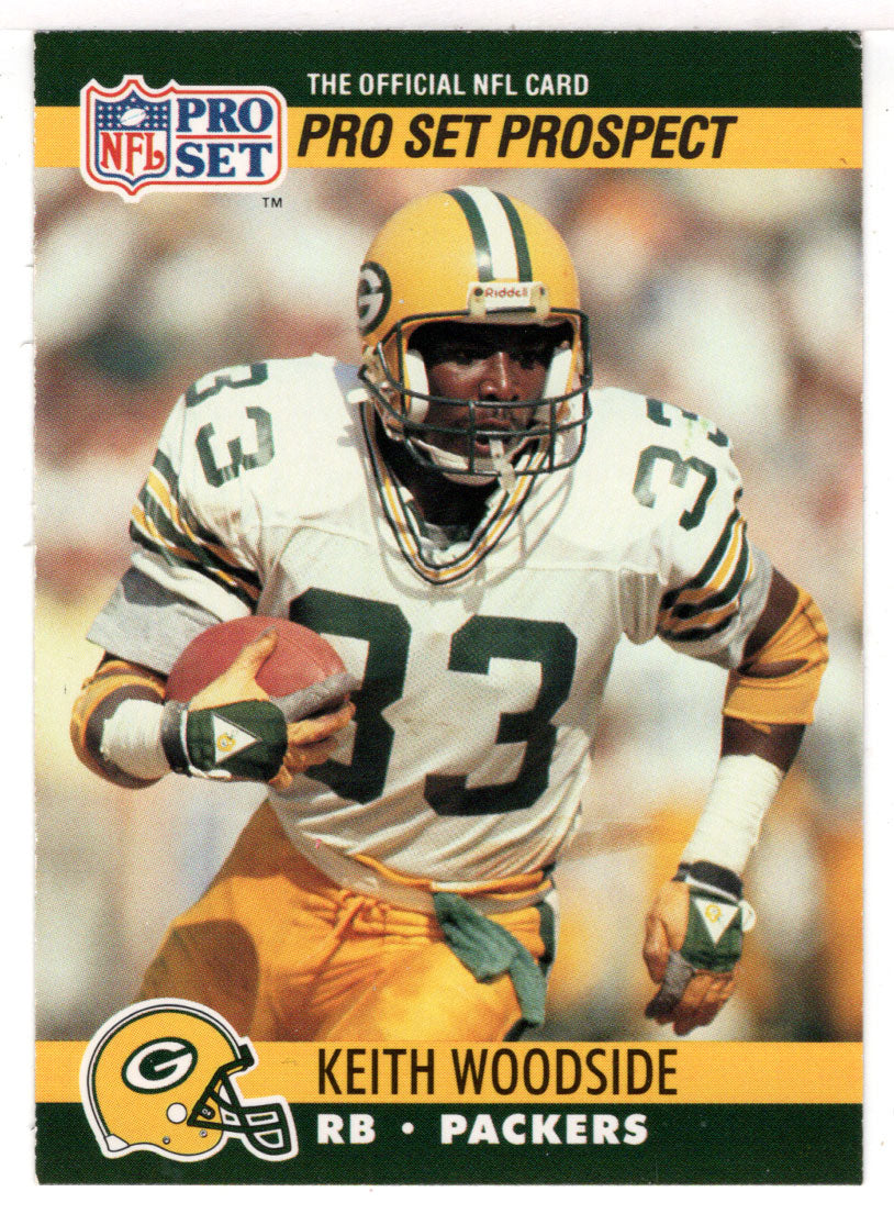 Keith Woodside - Green Bay Packers - Prospect (NFL Football Card) 1990 Pro Set # 734 Mint