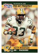 Keith Woodside - Green Bay Packers - Prospect (NFL Football Card) 1990 Pro Set # 734 Mint