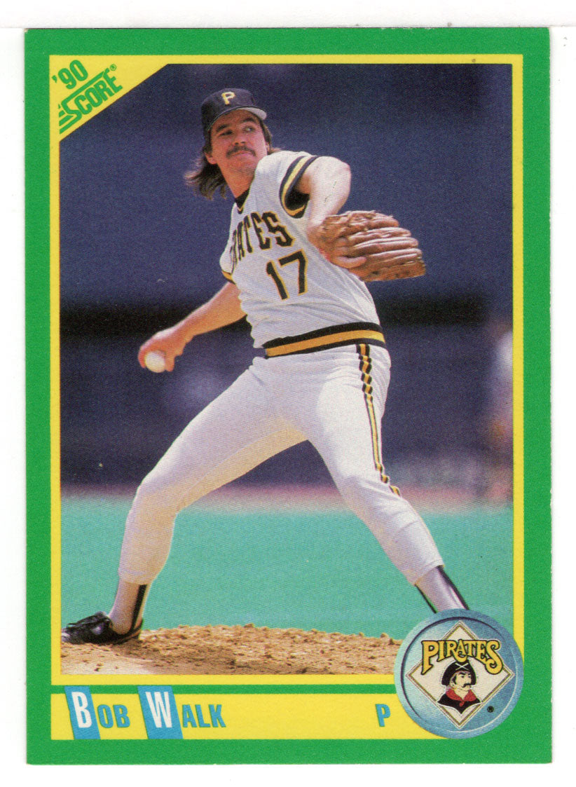 Bob Walk - Pittsburgh Pirates (MLB Baseball Card) 1990 Score # 21 Mint