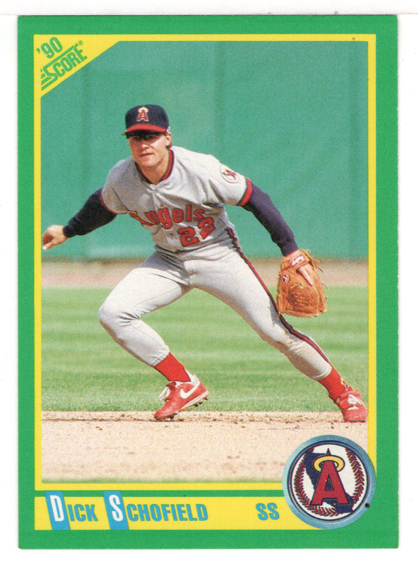 Dick Schofield - California Angels (MLB Baseball Card) 1990 Score # 44 Mint