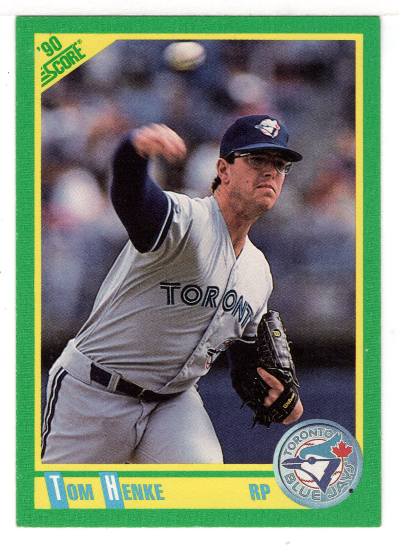 Tom Henke - Toronto Blue Jays (MLB Baseball Card) 1990 Score # 157 Mint