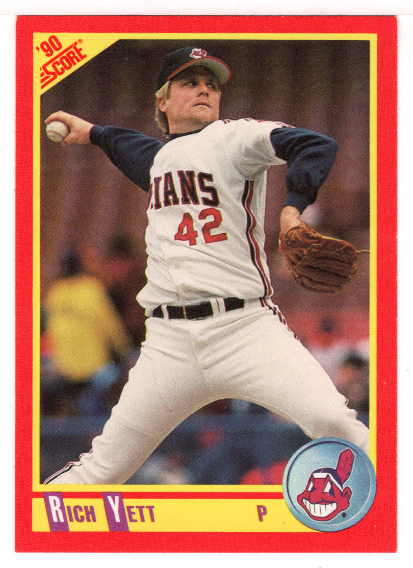 Rich Yett - Ceveland Indians (MLB Baseball Card) 1990 Score # 274 Mint