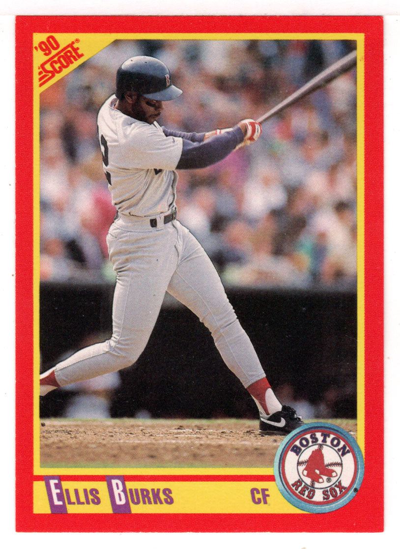 Ellis Burks - Boston Red Sox (MLB Baseball Card) 1990 Score # 340 Mint