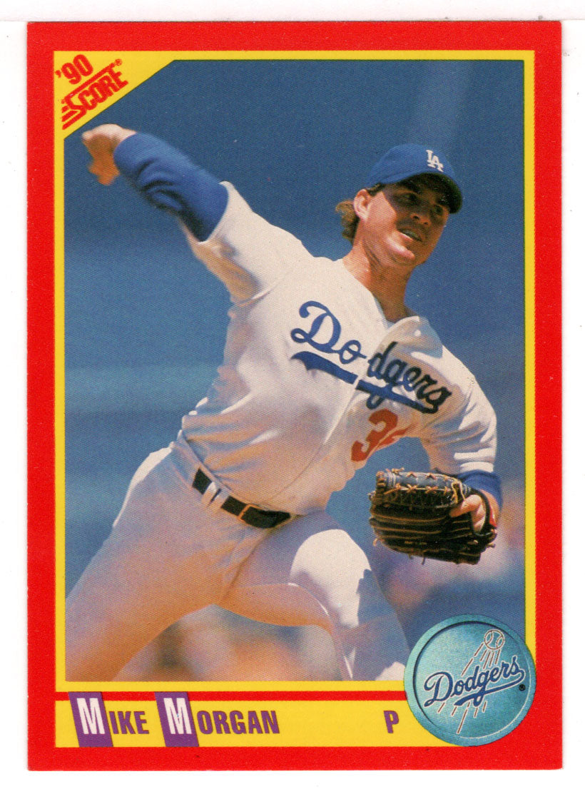 Mike Morgan - Los Angeles Dodgers (MLB Baseball Card) 1990 Score # 342 Mint