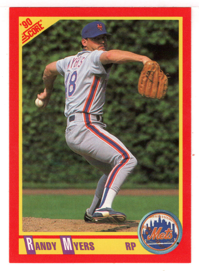 Randy Myers - New York Mets (MLB Baseball Card) 1990 Score # 351 Mint