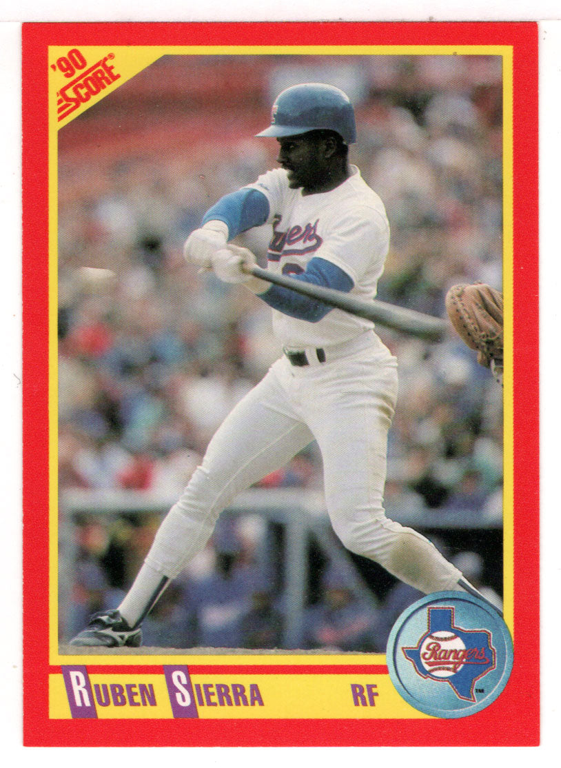 Ruben Sierra - Texas Rangers (MLB Baseball Card) 1990 Score # 420 Mint