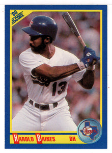 Harold Baines - Texas Rangers (MLB Baseball Card) 1990 Score # 470 Mint