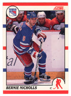 Bernie Nicholls - New York Rangers (NHL Hockey Card) 1990-91 Score Canadian Bilingual # 9 Mint