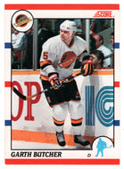 Garth Butcher - Vancouver Canucks (NHL Hockey Card) 1990-91 Score Canadian Bilingual # 18 Mint