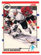 Steve Duchesne - Los Angeles Kings (NHL Hockey Card) 1990-91 Score Canadian Bilingual # 26 Mint