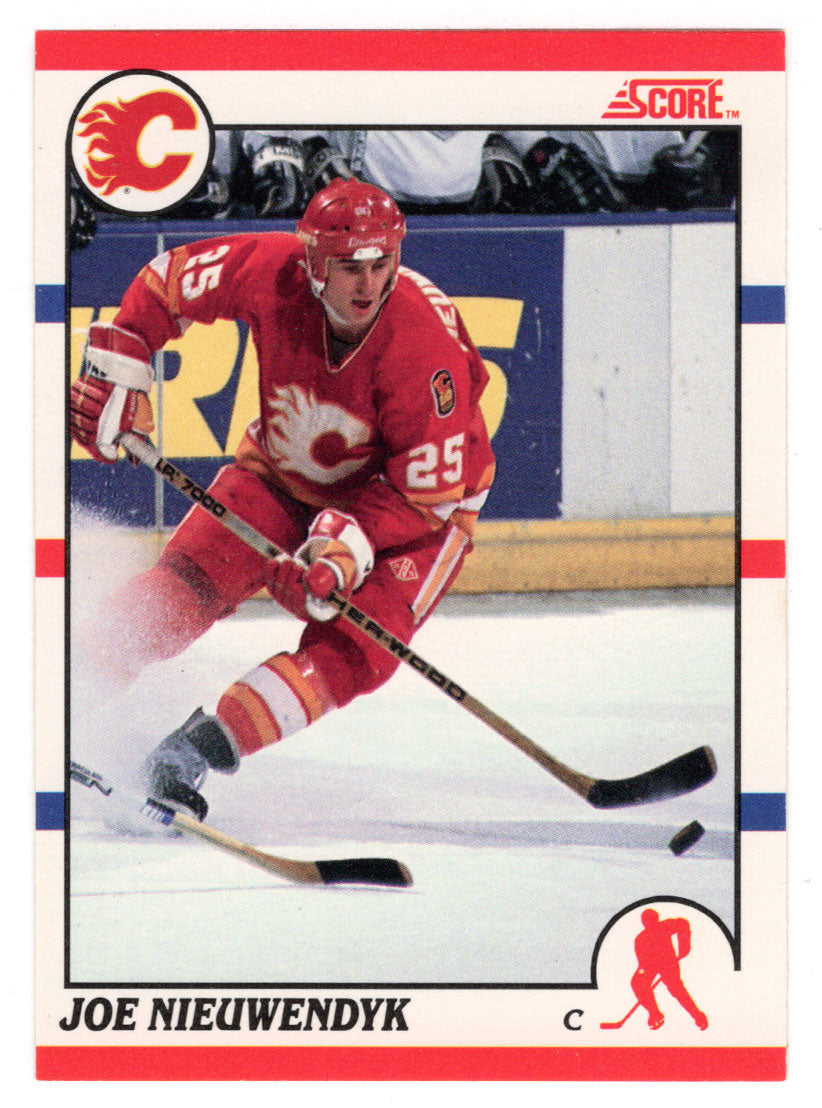 Joe Nieuwendyk - Calgary Flames (NHL Hockey Card) 1990-91 Score Canadian Bilingual # 30 Mint