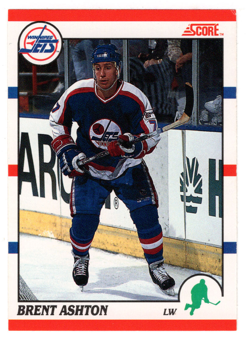 Brent Ashton - Winnipeg Jets (NHL Hockey Card) 1990-91 Score # 31 Mint