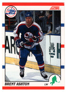 Brent Ashton - Winnipeg Jets (NHL Hockey Card) 1990-91 Score # 31 Mint