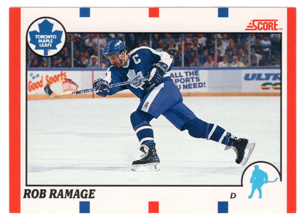 Rob Ramage - Toronto Maple Leafs (NHL Hockey Card) 1990-91 Score Canadian Bilingual # 36 Mint