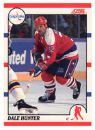 Dale Hunter - Washington Capitals (NHL Hockey Card) 1990-91 Score Canadian Bilingual # 44 Mint