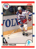 Randy Moller - New York Rangers (NHL Hockey Card) 1990-91 Score Canadian Bilingual # 45 Mint