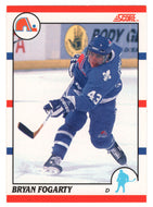 Bryan Fogarty RC - Quebec Nordiques (NHL Hockey Card) 1990-91 Score Canadian Bilingual # 54 Mint