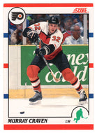 Murray Craven - Philadelphia Flyers (NHL Hockey Card) 1990-91 Score Canadian Bilingual # 56 Mint