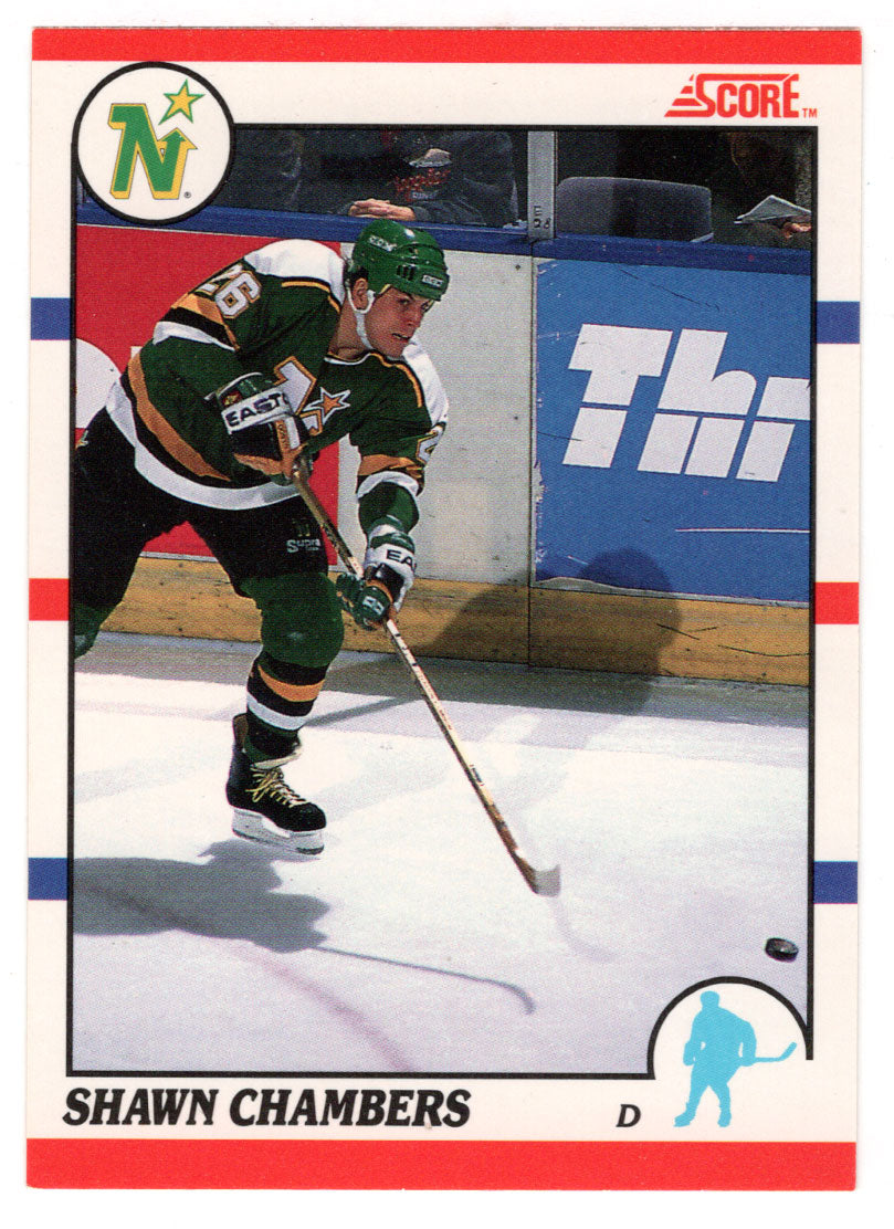Shawn Chambers - Minnesota North Stars (NHL Hockey Card) 1990-91 Score Canadian Bilingual # 57 Mint